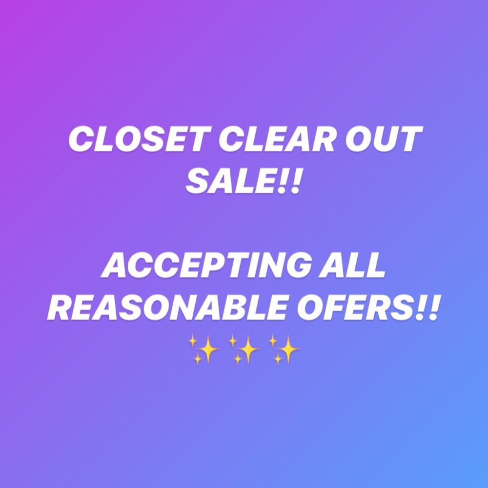 Closet clear out!!